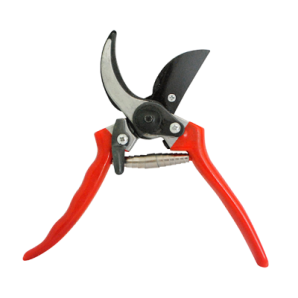  Секатор з впертой пружиною і фіксатором