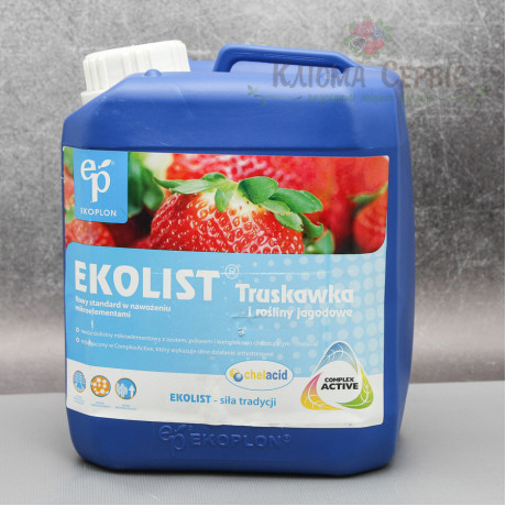 Добриво Ekolist Standart для ягідних рослин, 5 л Добриво Ekolist Standart для ягідних рослин, 5 л