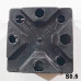Горшок квадратный 0.5 л, (9х9х10см) Donkwiat