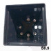 Горшок квадратный 0.5 л, (9х9х10см) Donkwiat