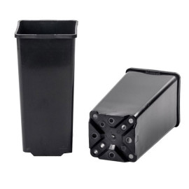 Горшок квадратный 1.7 л высокий, (10.5х10.5х21.5 см) Donkwiat