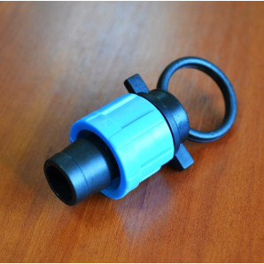 Заглушка для крапельної стрічки затискна Заглушка для крапельної стрічки затискна