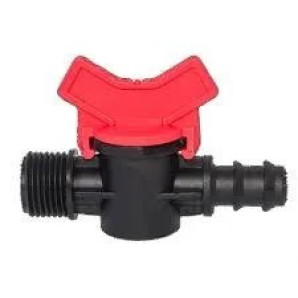 Стартовий кран різьба зовнішня 1/2 "на крапельну трубку Стартовий кран різьба зовнішня 1/2 "на крапельну трубку