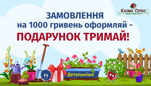 Отримай подарунок від Кліома Сервіс при замовленні на 1000 грн Отримай подарунок від Кліома Сервіс при замовленні на 1000 грн