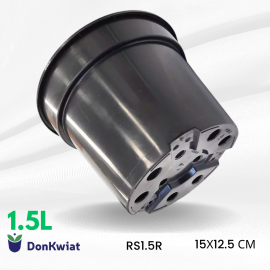 Горшок круглый 1.5 л  (d-15, h-12.5 см) Donkwiat 