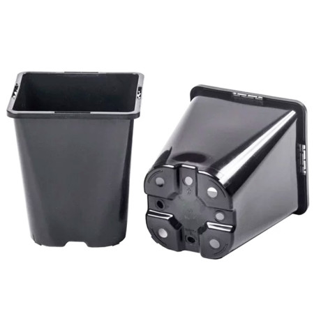 Горшок квадратный 1 л, (11х11х12.5см) Donkwiat 