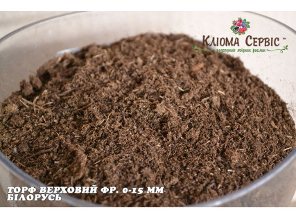 Верховий торф Фр. 0-15 мм Верховий торф Фр. 0-15 мм