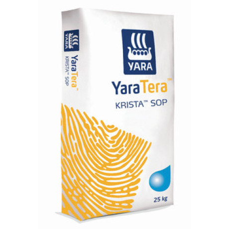 Добриво YaraTera KRISTA SOP сульфат калію, 25 кг
