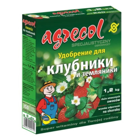 Добриво для полуниці та суниці Agrecol 15-6-11, 1.2 кг