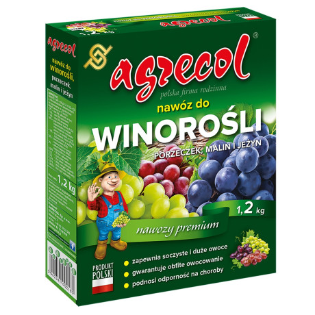 Добриво для винограду, малини і смородини Agrecol 12-10-23, 1.2 кг