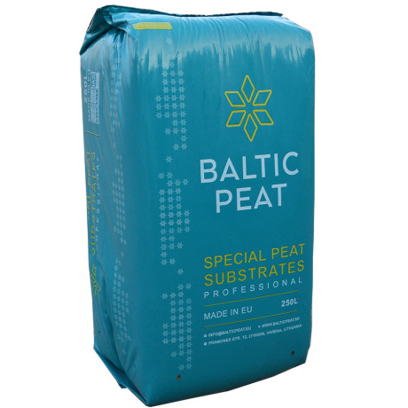 Торф верховий раскисленный Baltic Peat 5.5-6.5 pH, фр. 0-20 мм, 250 л Торф верховий раскисленный Baltic Peat 5.5-6.5 pH, фр. 0-20 мм, 250 л