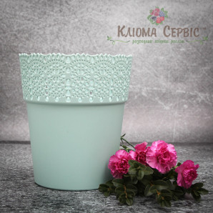 Горшок Lamela Белла 170 круглый мятный