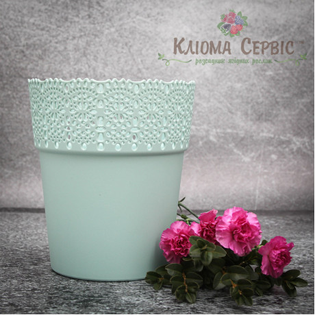 Горшок Lamela Белла 170 круглый мятный