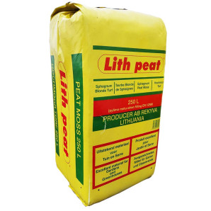 Верховий торф "Lith Peat" 3.5-4.5 pH, фр. 0-7 мм, 250 л (Rėkyva) Верховий торф "Lith Peat" 3.5-4.5 pH, фр. 0-7 мм, 250 л (Rėkyva)