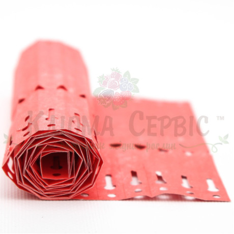 Бірка для рослин Петелька Tyvek 12.7x160 мм, червона