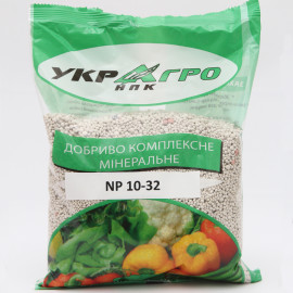 Удобрение гранулированное комплексное NP 10-32, упаковка 1 кг УкрАгро