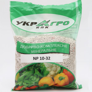 Добриво гранульоване комплексне NP 10-32, упаковка 1 кг УкрАгро