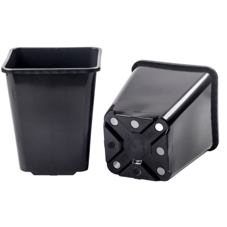 Горщики квадратні для рослин, 5.6 л.(20х20х23см) Donkwiat 