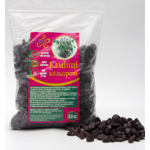 Камені декоративні фіолетові, 0,5 кг Камені декоративні фіолетові, 0,5 кг