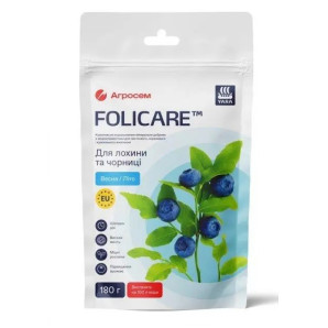 Добриво Yara Folicare для лохини та чорниці, 180 грам