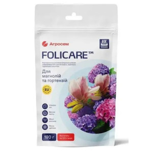Добриво Yara Folicare для магнолій та гортензій, 180 грам