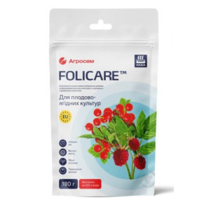 Добриво Yara Folicare для плодово-ягідних культур, 180 грам