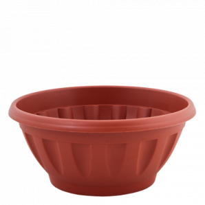 Вазон "Жанна" з підставкою Алеана 11*6 см., теракот Вазон "Жанна" з підставкою Алеана 11*6 см., теракот