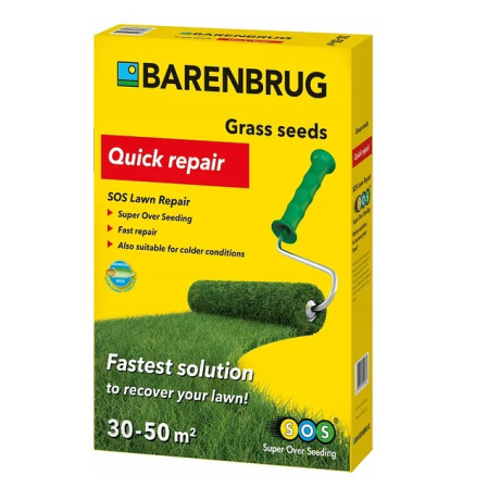 Газонная трава для подсева SOS QUICK REPAIR, 1 кг Газонная трава для подсева SOS QUICK REPAIR, 1 кг
