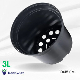Горшок 3 л круглый (d-19, h-15 см) Donkwiat RS3A