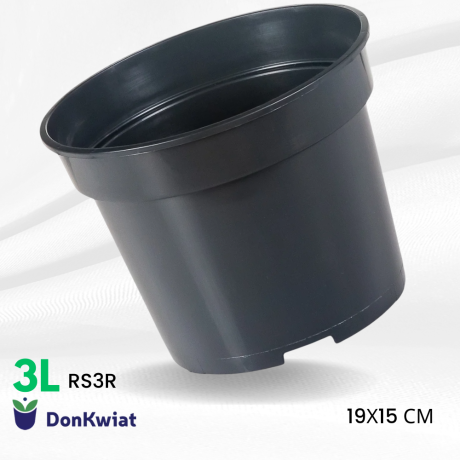 Горшок круглый 3 л. Donkwiat (d -19, h-15 см)