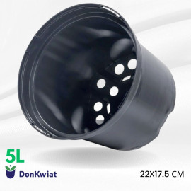 Горшок круглый 5 л (d-22.5,h-17.5 ) Donkwiat 