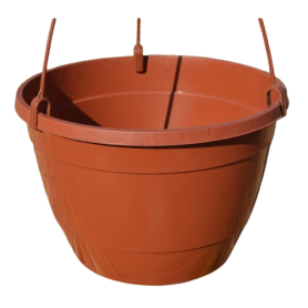 Подвесной горшок для цветов 5.4 л, терракот (Украина)