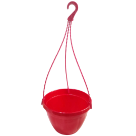 Подвесной горшок для цветов 3.7 л, малиновый (Украина)