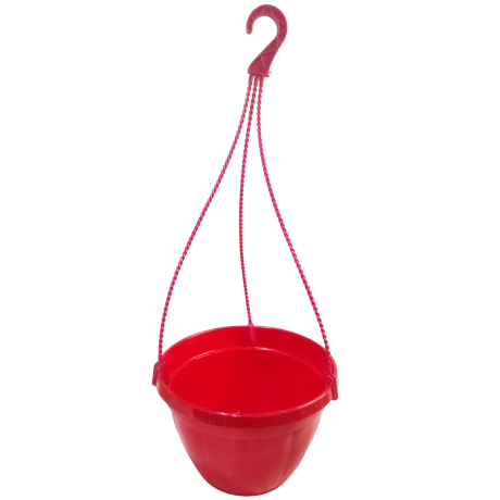 Подвесной горшок для цветов 3.7 л, малиновый (Украина)
