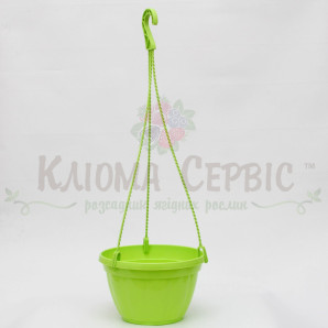 Підвісні горщики для квітів з гачком 2.5 л, салатові Підвісні горщики для квітів з гачком 2.5 л, салатові