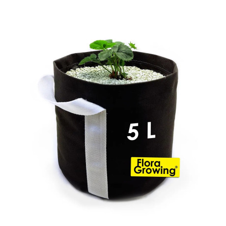 Агротекстильный горшок Grow Bag 5 л 20х20 см усиленный Агротекстильный горшок Grow Bag 5 л 20х20 см усиленный
