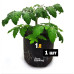 Тканевый горшок для рассады Grow Bag Mini, 1 л 12х12 см