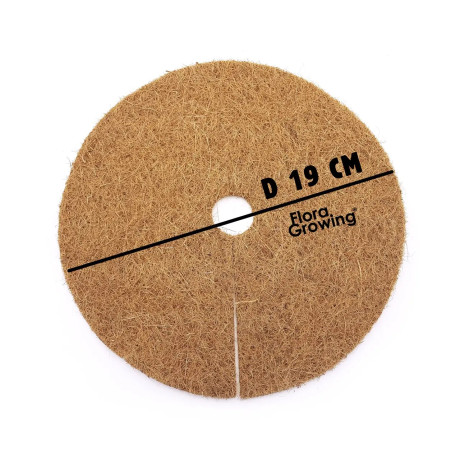 Крышка из кокосового волокна Grow Bag 5 л 19 см Крышка из кокосового волокна Grow Bag 5 л 19 см