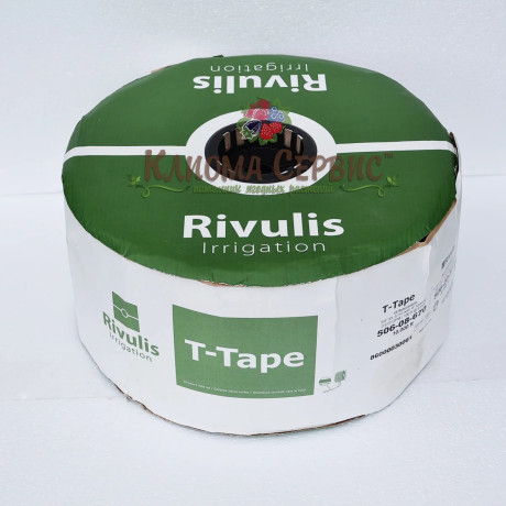 Крапельна стрічка T-Tape 6 mil, 20 см, 3050м, Rivulls (США) Крапельна стрічка T-Tape 6 mil, 20 см, 3050м, Rivulls (США)