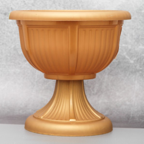 Вазон "Леон" з підставкою Алеана 21 см., бронзовий Вазон "Леон" з підставкою Алеана 21 см., бронзовий