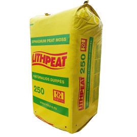 Верховой торф "Lith Peat" 3.5-4.5 pH, фр. 0-20 мм, 250 л (Rėkyva)