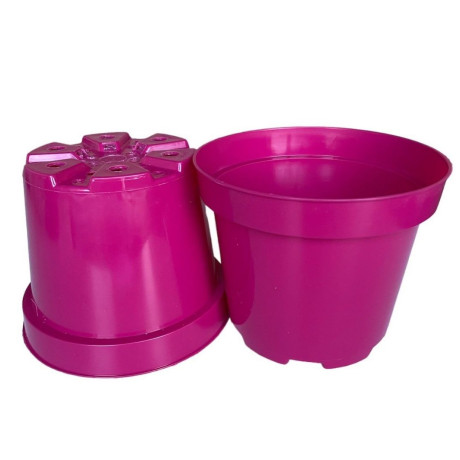 Горшок для цветов LotPlast 2 л d16 розовый