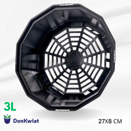 Горщик-миска для хризантем та цибулинних 3 л (27х8 см) Donkwiat