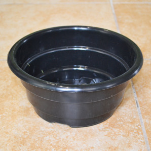 Тарелка под хризантемы LotPlast 3 л d21 черный