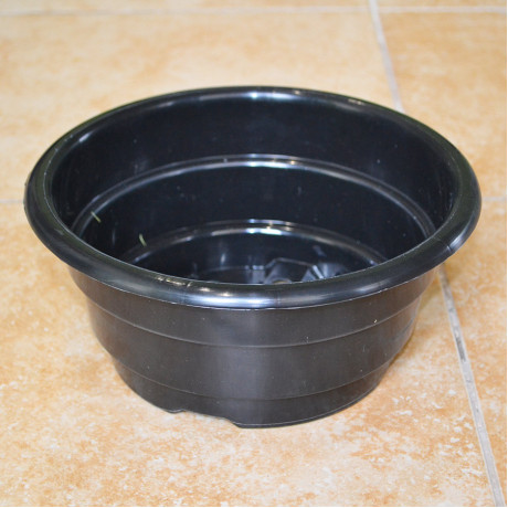 Тарелка под хризантемы LotPlast 3 л d21 черный