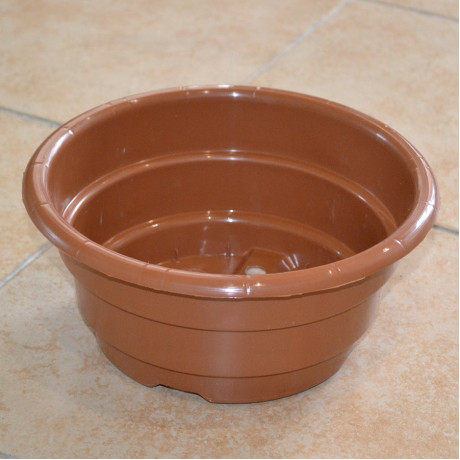 Тарелка под хризантемы LotPlast 3 л d21 терракот