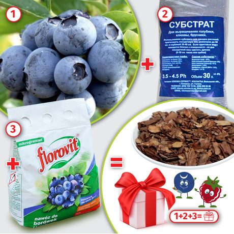  Набір товарів №1. Подарунок: Кора соснова в мішку 30 л (Тріска) 