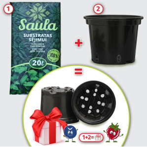 Набір товарів №5. Подарунок: Стакани для квітів d=12, м'які 80 шт