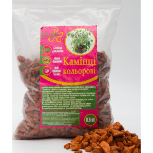 Камені декоративні помаранчеві, 0,5 кг Камені декоративні помаранчеві, 0,5 кг