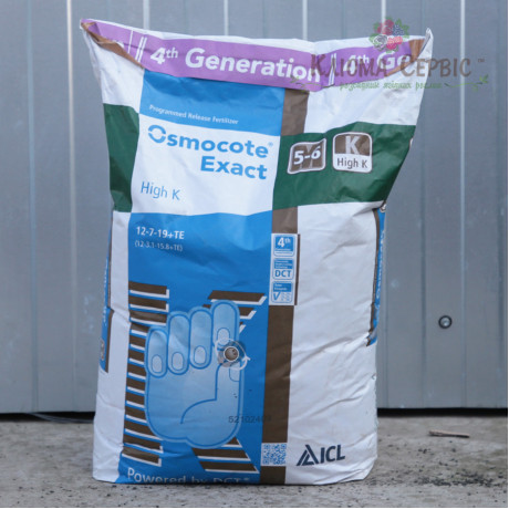 Добриво Osmocote Exact High-K 5-6 м, 25 кг Добриво Osmocote Exact High-K 5-6 м, 25 кг